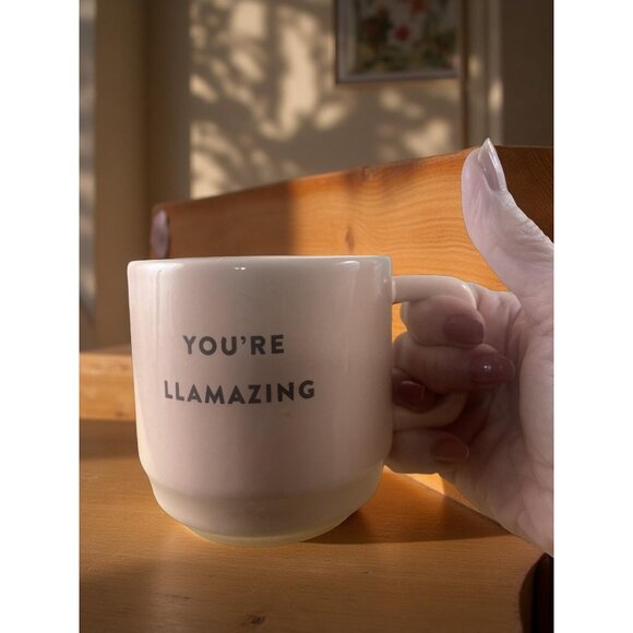 Youre Llamazing Pink Ceramic Mug With Hidden Llama Inside Dishwasher & Microwave - Picture 4 of 5